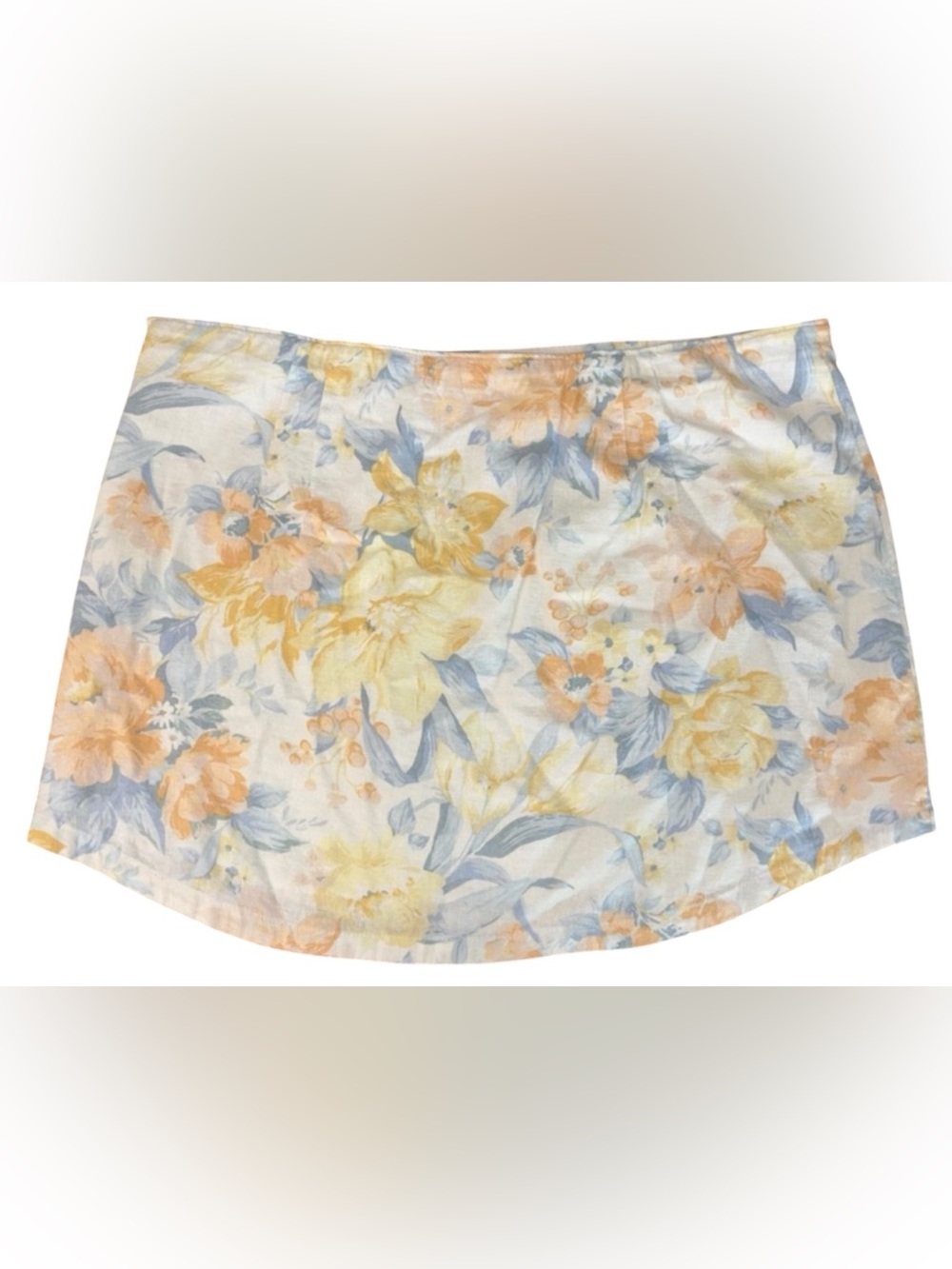 Abercrombie & Fitch Floral Linen Blend Mini Skirt, XL - Picture 3 of 12